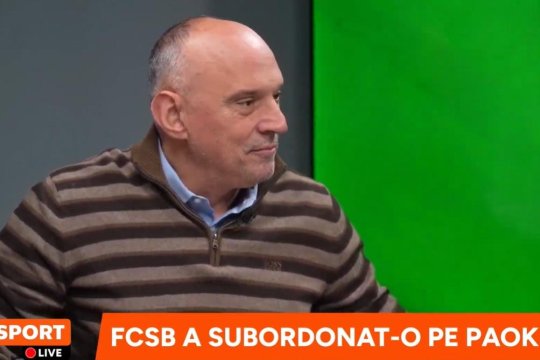 Florin Prunea, uluit de ce a văzut în FCSB - PAOK: ”A fost artă, este incredibil!”