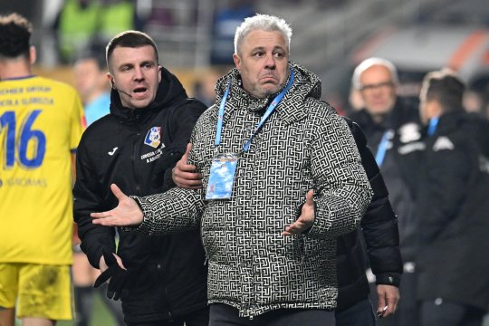 Marius Șumudică nu a depus plângere contra fanului care l-a lovit cu bulgări de zăpadă: ”Nu rup pixul”