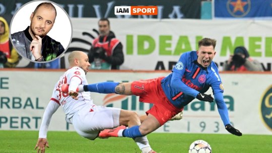 "O echipă mare câștigă și când joacă prost!". Andrei Ciobanu e încântat de succesul roș-albaștrilor în fața marilor rivali, deși admite că Dinamo trebuia să primească un penalty la 1-1