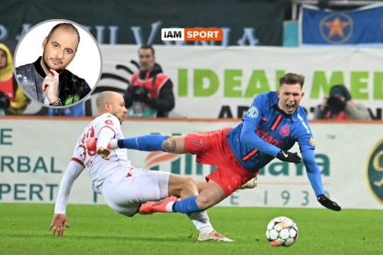 "O echipă mare câștigă și când joacă prost!". Andrei Ciobanu e încântat de succesul roș-albaștrilor în fața marilor rivali, deși admite că Dinamo trebuia să primească un penalty la 1-1