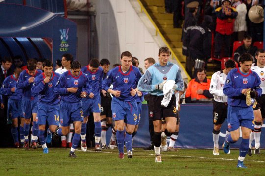 20 de ani de la celebrul FCSB - Valencia. Gigi Becali, nostalgic: "Am vorbit cu Băsescu, am mers apoi la Cotroceni"