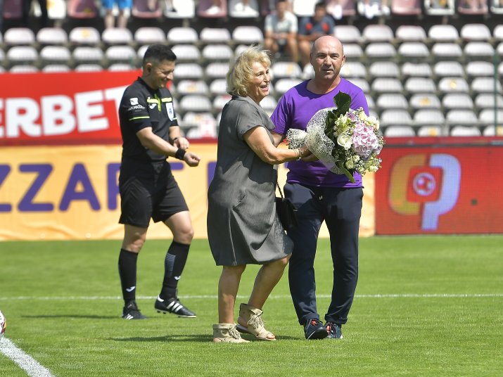 Alături de Gica Dobrin, pe când era manager general al clubului din Trivale