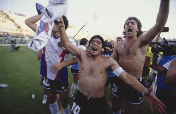 În 1990, Maradona era zeul absolut al fotbalului planetar