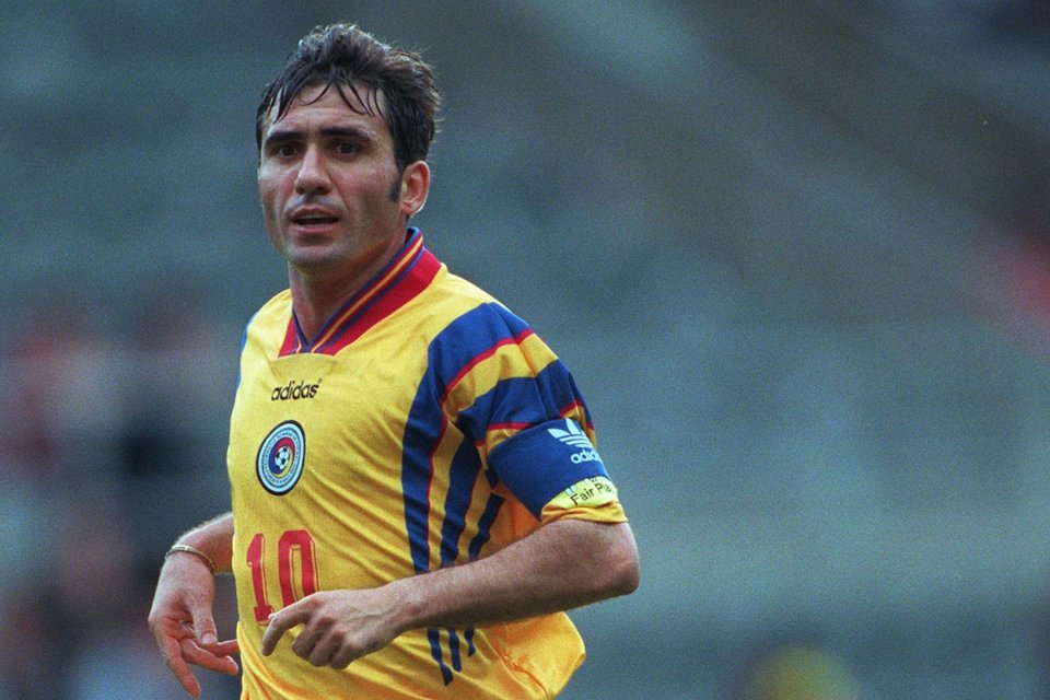 Gheorghe Hagi, fost internațional și actual antrenor