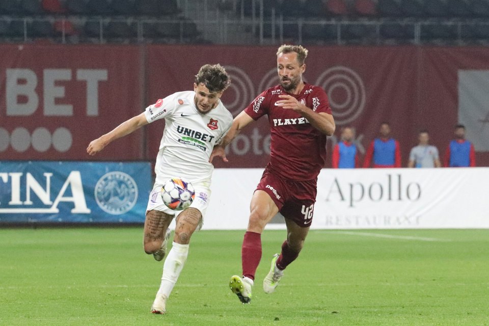 CFR Cluj - Hermannstadt au remizat, scor 0-0, în partida tur