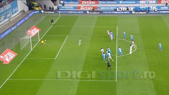 Dan Nistor, penalty ratat în duelul cu fosta sa echipă. Două lovituri de la 11 metri acordate cu VAR în Craiova - U Cluj
