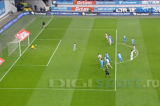 Dan Nistor, penalty ratat în duelul cu fosta sa echipă. Două lovituri de la 11 metri acordate cu VAR în Craiova - U Cluj