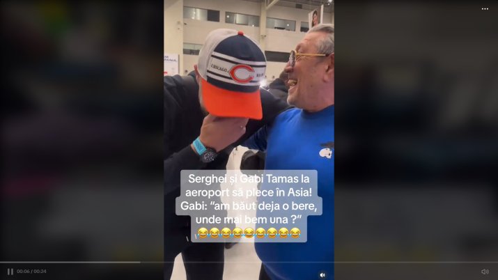 Gabi Tamaș a petrecut direct în aeroport. Cu ce personaj celebru s-a întreținut fostul fundaș