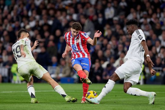 Real Madrid - Atletico Madrid 1-1. Remiză în derby-ul de pe Santiago Bernabeu. Alvarez și Mbappe, marcatorii serii
