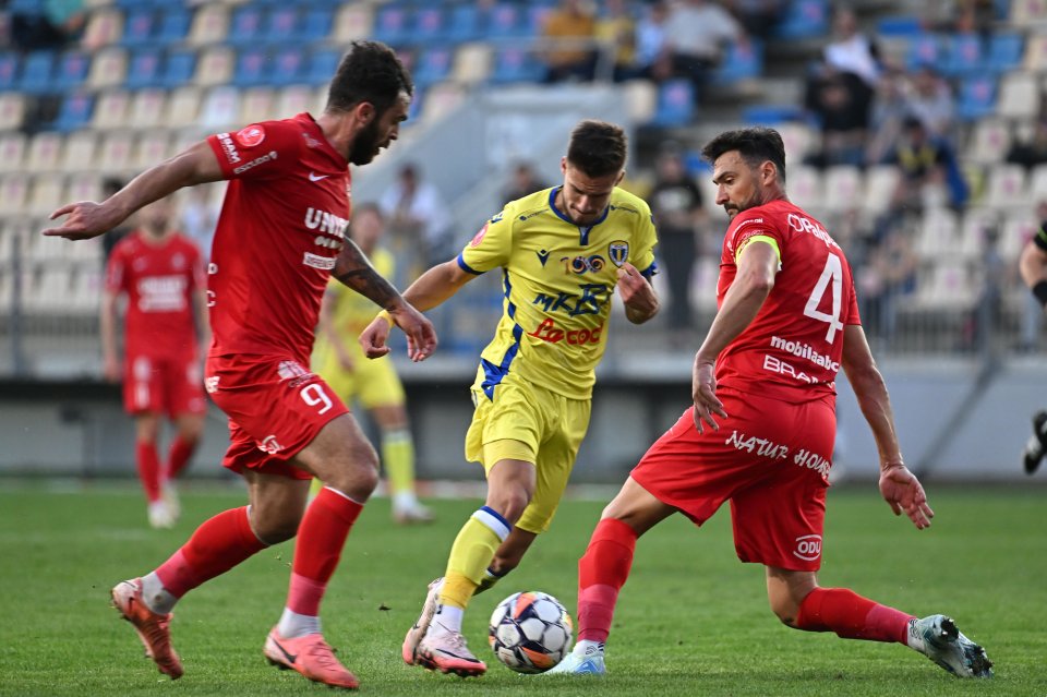 Petrolul a câștigat partida tur contra Hermannstadt, scor 4-1