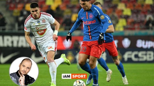 "Cine e pe primul loc, cine e pe primul loc?". Andrei Ciobanu exultă după lecția de fotbal ofensiv predată de FCSB în fața lui Sepsi