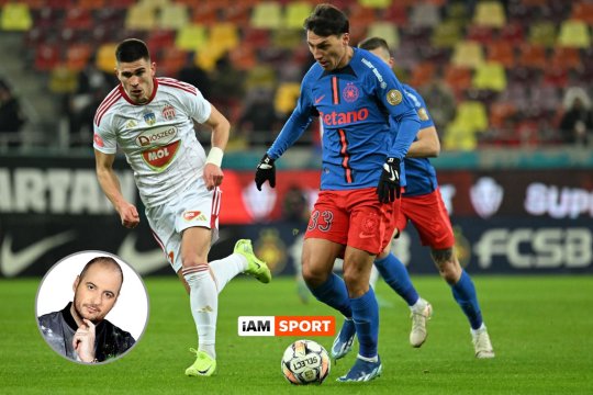 "Cine e pe primul loc, cine e pe primul loc?". Andrei Ciobanu exultă după lecția de fotbal ofensiv predată de FCSB în fața lui Sepsi