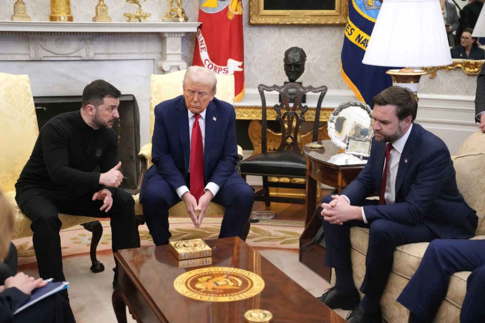 Într-un moment rar, Trump și Zelenski s-au confruntat în fața camerelor TV