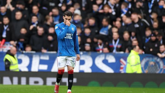 Jurnaliștii scoțieni nu l-au iertat pe Ianis Hagi, după un nou meci slab la Rangers: "Nu a contribuit cu absolut nimic"