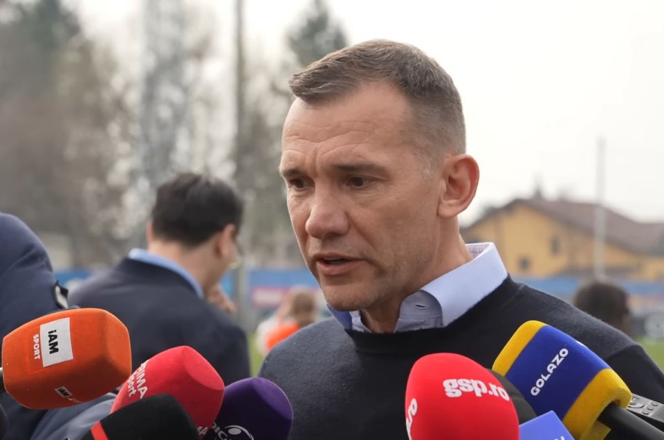 Andriy Shevchenko a fost prezent la București