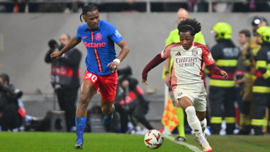Vedeta Lyon-ului s-a chinuit să numească un jucător de la FCSB: ”Atacantul ăla, înalt” + Strategia lui Gigi Becali pentru retur
