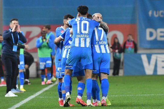 Universitatea Craiova – U Cluj 3-0! Oltenii fac spectacol și se instalează pe prima poziție din SuperLiga