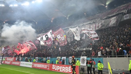 Mesajele pregătite de fanii Rapidului pe care Jandarmeria le-a interzis la derby-ul cu FCSB: ”Ciobanul a 'creat' stâna din Berceni...”