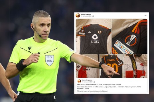 Cazul ”Victor Popescu”: arbitrul FIFA Radu Petrescu, suspectat că vinde suveniruri primite la meciuri sub un cont fals de Facebook. Reacții dure: “E un jegos. Poate vinde și meciuri”