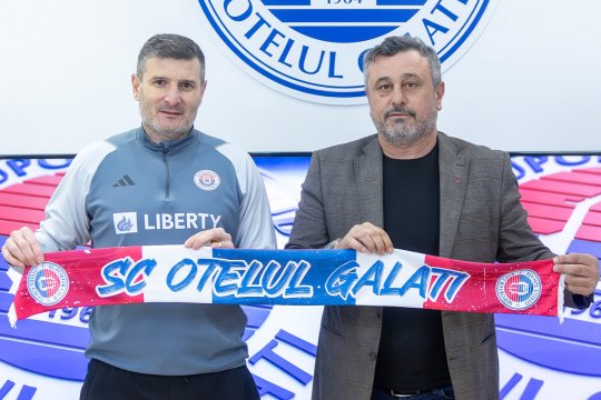 OFICIAL | Oțelul Galați l-a prezentat pe înlocuitorul lui Ovidiu Burcă