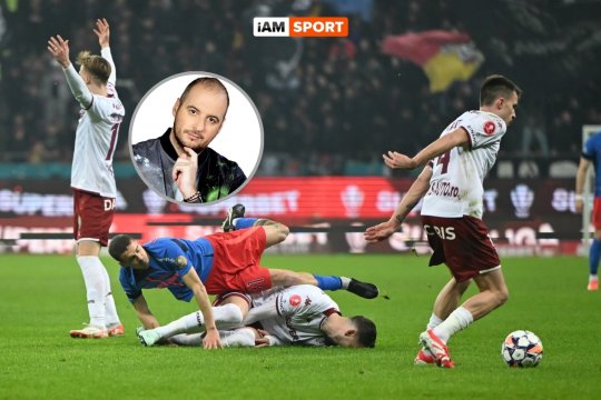 "Chiar și în 10 și cu un joc subțire, FCSB a fost cu o clasă peste Rapid". Andrei Ciobanu nu pricepe complexul campionilor în fața giuleștenilor și pune tunurile pe Radu Petrescu: "Arbitraj extrem de slab!"