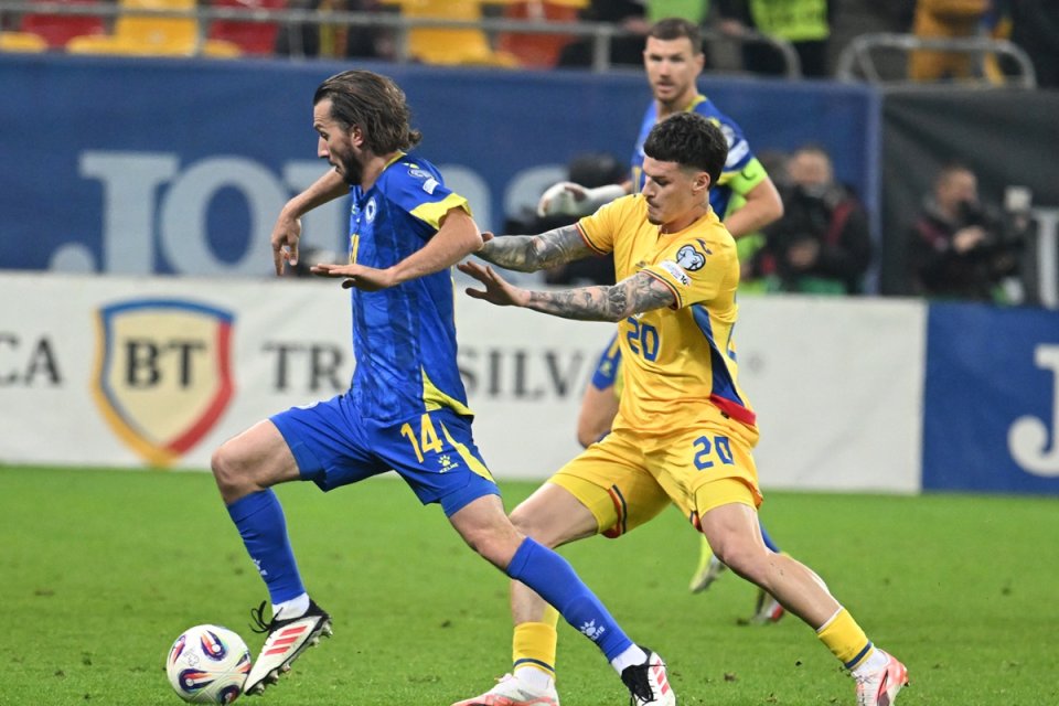 Dennis Man, în România - Bosnia 0-1