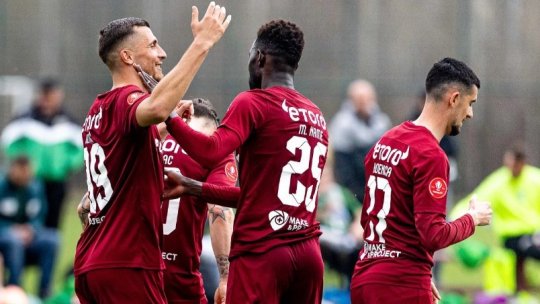 CFR și-a demolat adversara înaintea derby-ului cu U Cluj! Victorie cu 7-1 pentru ”feroviari”