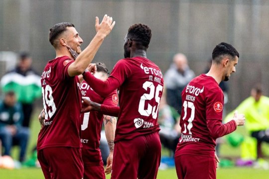 CFR și-a demolat adversara înaintea derby-ului cu U Cluj! Victorie cu 7-1 pentru ”feroviari”