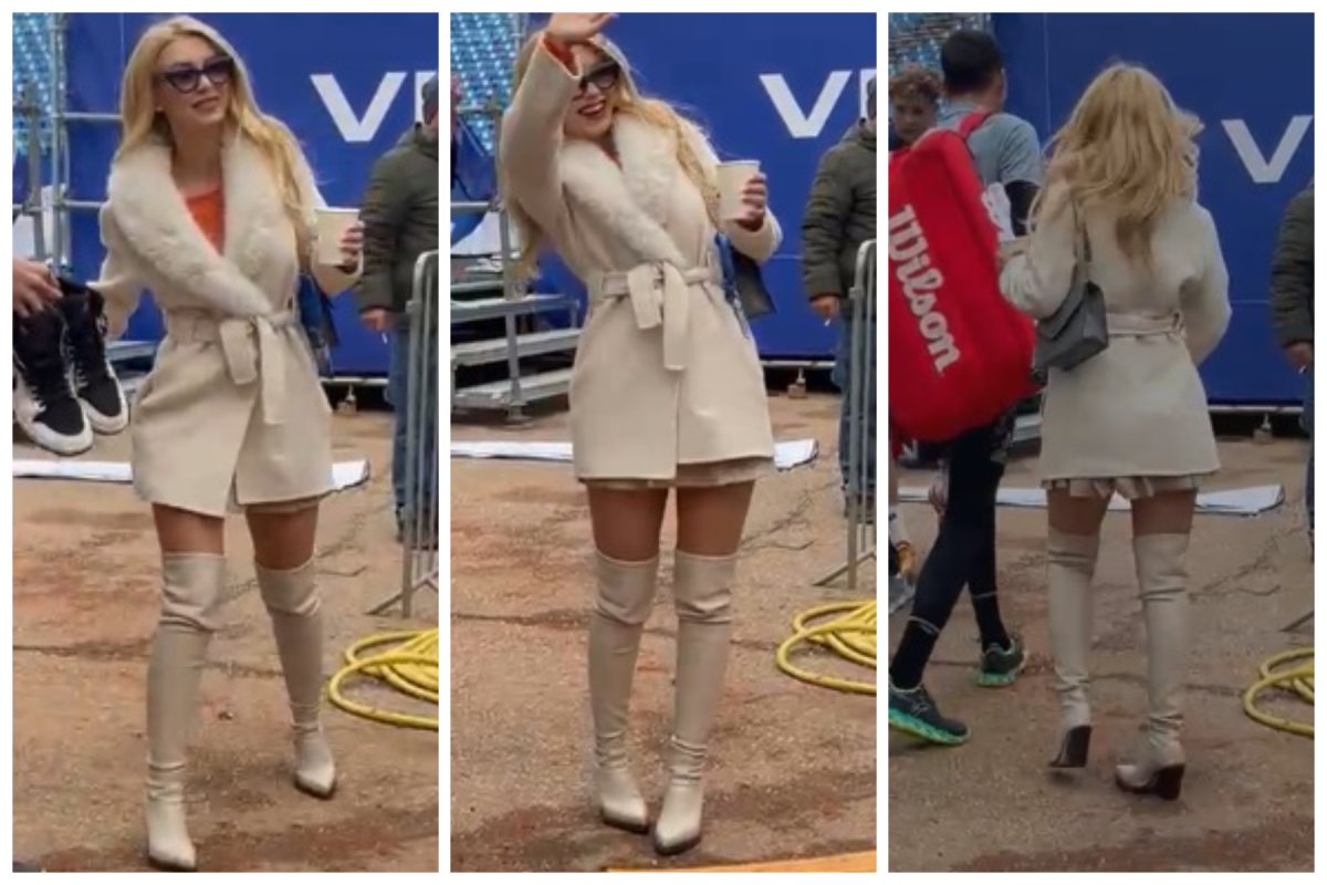 Andreea Bălan a participat la tragerea la sorți a turneului Țiriac Open