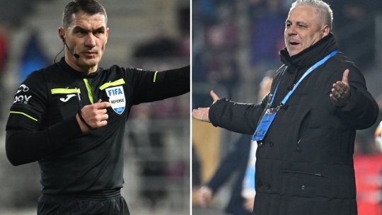 Dialog aprins între Marius Șumudică și Istvan Kovacs, după finalul partidei Rapid - U Craiova 1-2: ”Trebuia să-i dai roșu lui Petrila?” / ”Asta mă scoate din sărite!”