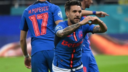 Inspirație divină! Băluță, introdus la pauză, a adus egalarea pentru FCSB în meciul cu Lyon