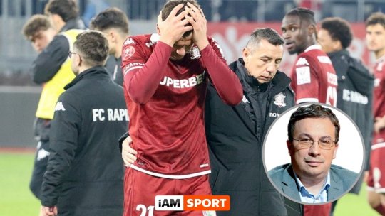 ”Lacrimile lui Ignat. Secvențe de timp”. Marius Mitran scrie despre marele câștig al Rapidului în eșecul cu Hermannstadt