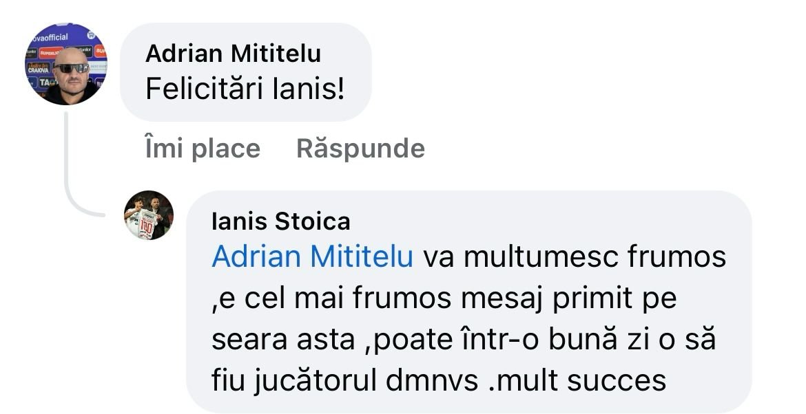 Ianis Stoica i-a răspuns lui Adrian Mititelu