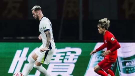 Tudorie, pe val în China! Atacantul român a marcat din nou