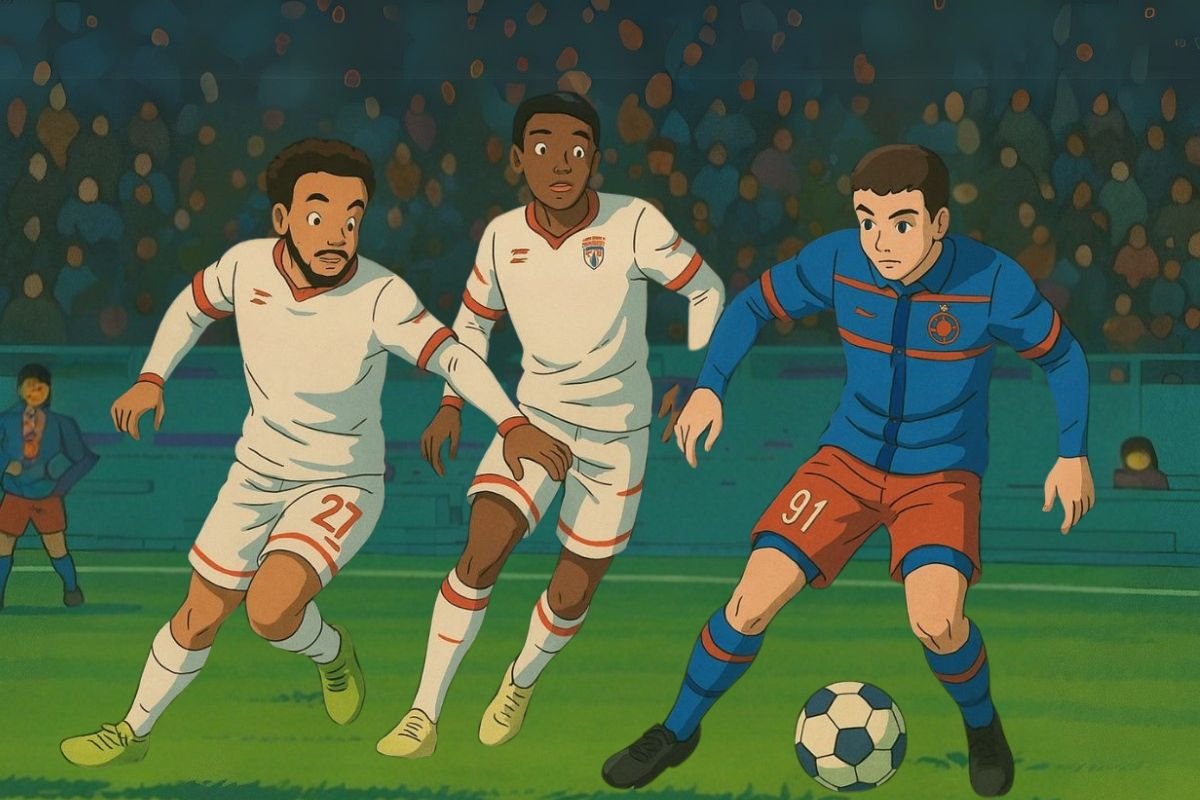 Dinamo vs FCSB, în viziunea ChatGPT, cu modelul Ghibli