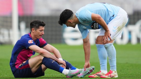 Lewandowski ratează finala cu Real Madrid din Cupa Spaniei! Cât va sta pe tușă atacantul Barcelonei