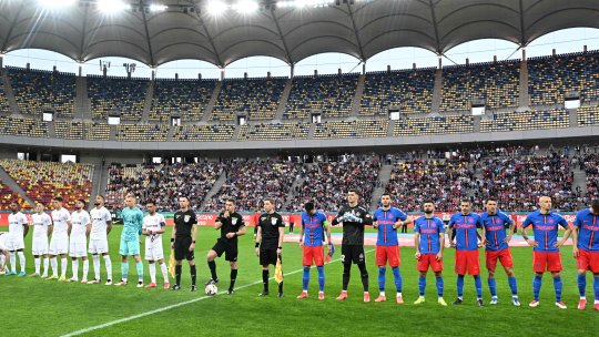Câți oameni au fost în tribune la FCSB - CFR Cluj. Lumea a preferat să rămână acasă de Paște
