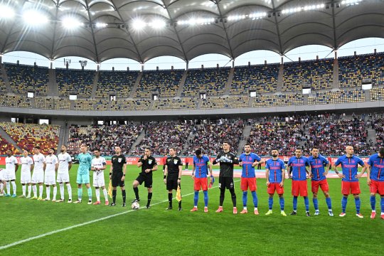 Câți oameni au fost în tribune la FCSB - CFR Cluj. Lumea a preferat să rămână acasă de Paște