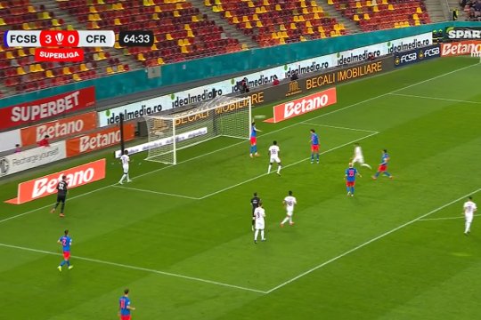 ”A uitat că e fundaș, a crezut că e portar!”. Faza incredibilă care a declanșat nebunia la FCSB - CFR Cluj