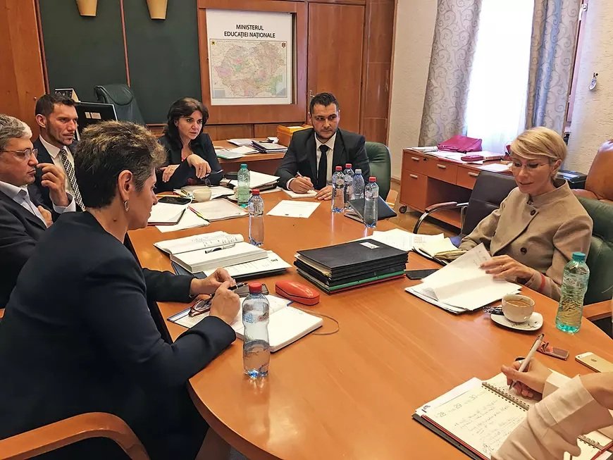 Bogdan Steriopol, în perioada în care era consilierul ministrului Educației, Raluca Turcan.