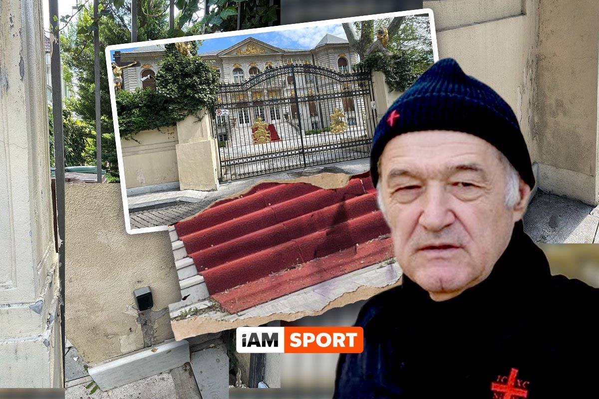 Palatul lui Gigi Becali se află într-o stare avansată de degradare