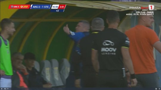 Ieșire nervoasă a lui Daniel Oprița. Ce a făcut antrenorul Stelei