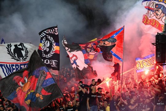 Bătaie în toată regula! Ultrașii din Peluza Sud Steaua au fost implicați