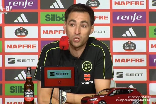 De Burgos Bengoechea, arbitrul finalei Cupei Regelui, a izbucnit în plâns după filmulețul publicat de Real Madrid TV: ”Fiului meu i se spune la școală că sunt hoț”