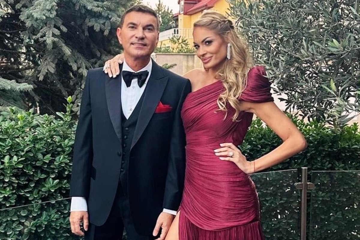 Cristi Borcea și actuala soție, Valentina Pelinel
