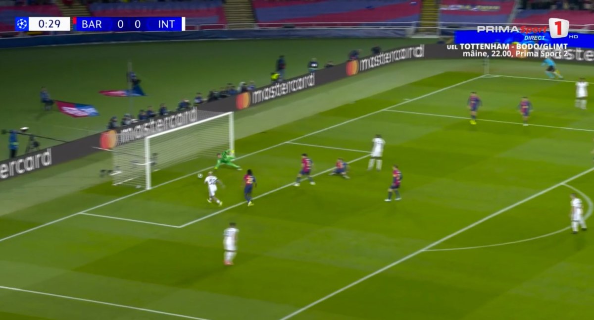 Marcus Thuram a marcat golul 4 din acest sezon de Champions League