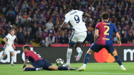 Thuram a înscris cu călcâiul în fața Barcelonei și a stabilit un record impresionant