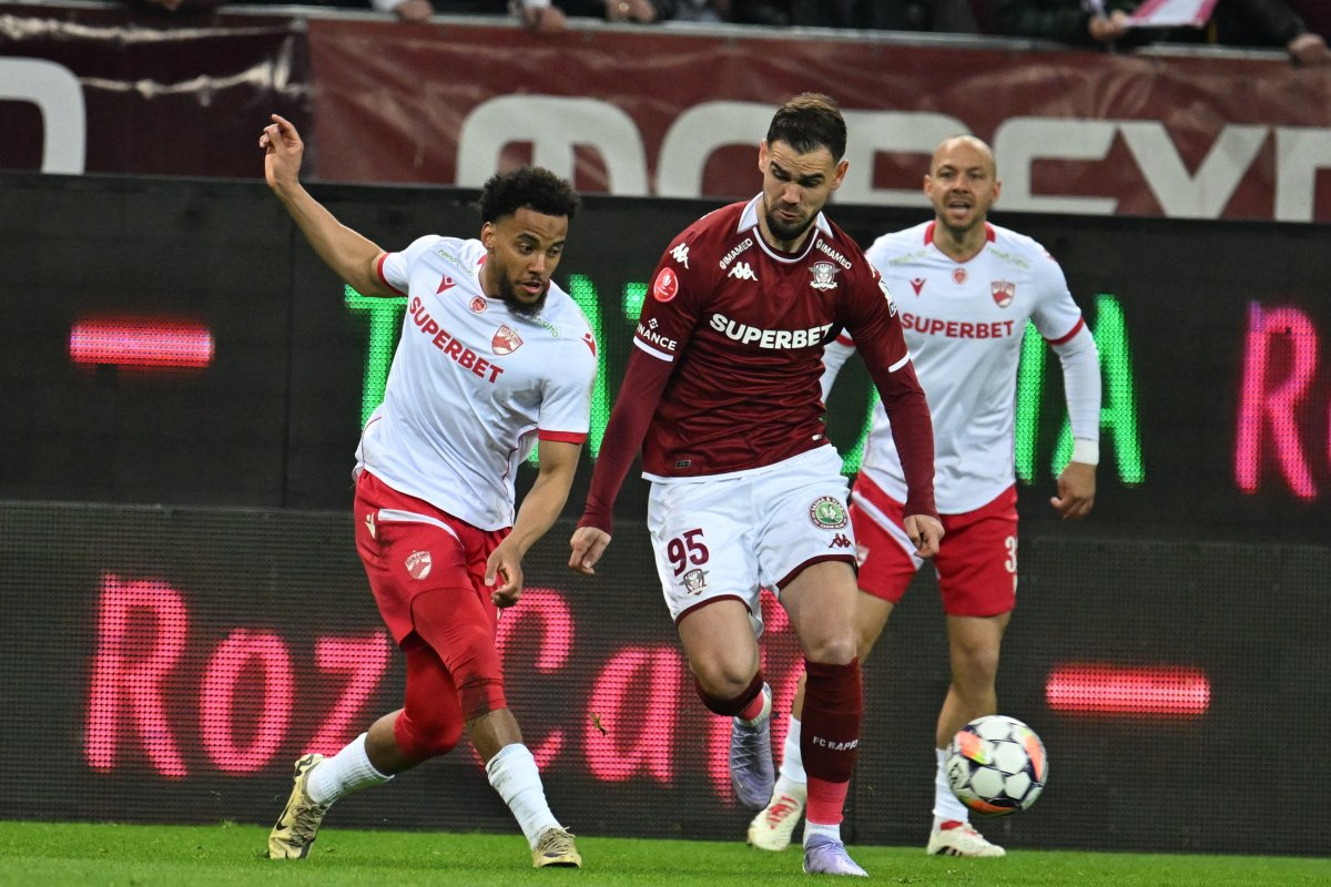 Elvir Koljic a deschis scorul pentru Rapid în derby-ul cu Dinamo.