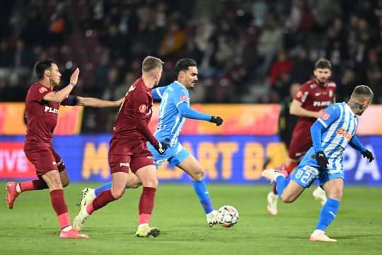 CFR Cluj – Universitatea Craiova 2-0. Victorie facilă pentru ardeleni, conturată încă din prima repriză