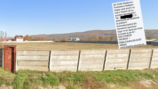 ”Stadionul” din România, scos la vânzare "pe jumătate", pe OLX! Negocieri în direct: ”Îl luasem pentru niște case” / ”Ăsta e ultimul preț?”